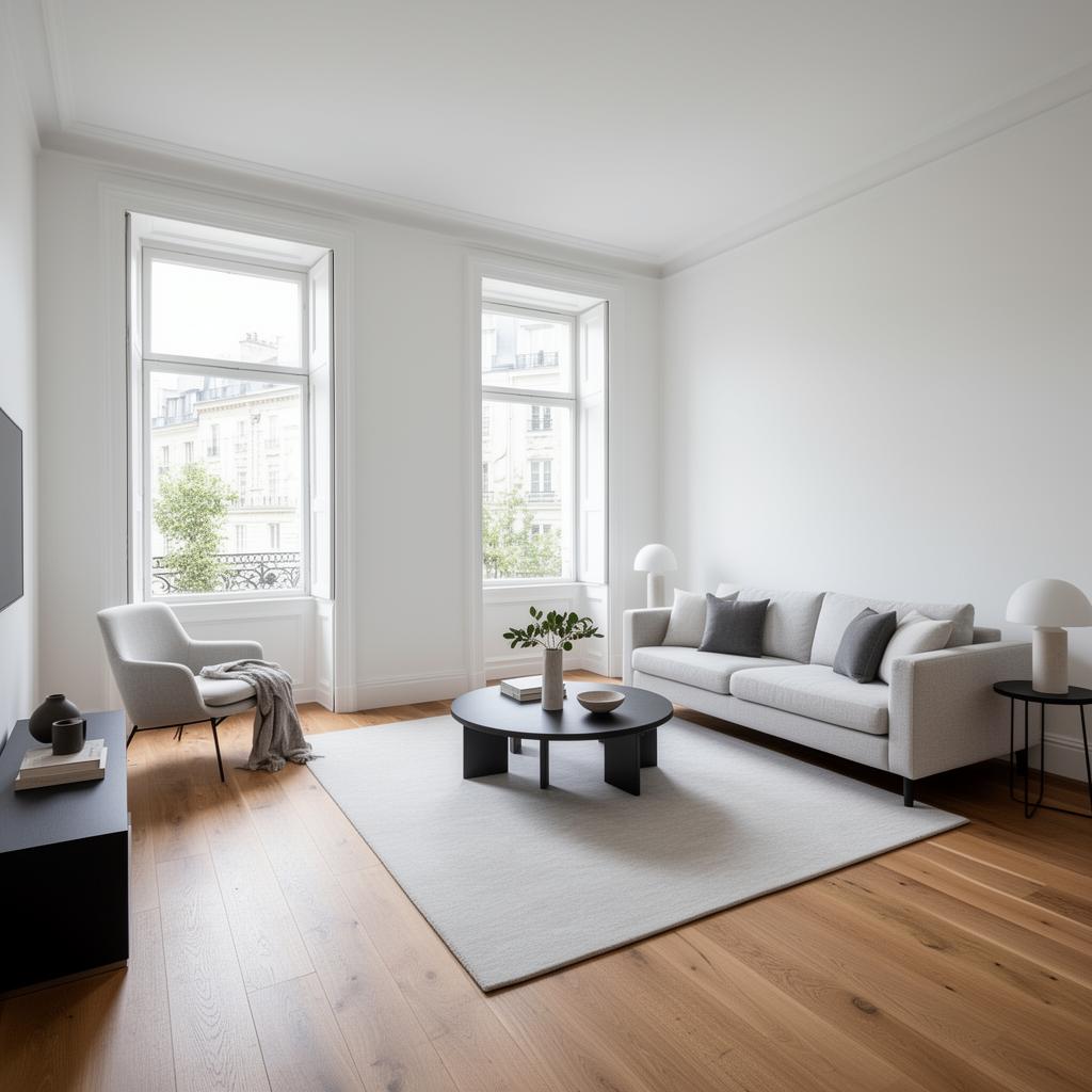 Frisch gestrichener Wohnraum in Rosenheim